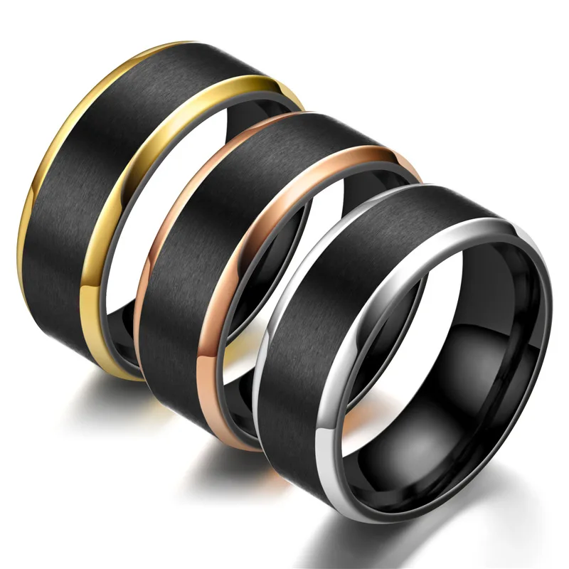 Wholesale 2021 Fashion Black Tungsten Titanium Steel Ring Simple Luxury Light Finger Ring For Man, Golden
Wholesale 2021 Fashion Black Tungsten Titanium Steel Ring Simple Luxury Light Finger Ring For Man, Golden