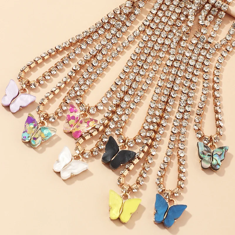 Multi Color Adjustable Women Bracelets Crystal Alloy Jewelry Full Zircon Tennis Bracelet Charms Butterfly Bracelet, Gold
Multi Color Adjustable Women Bracelets Crystal Alloy Jewelry Full Zircon Tennis Bracelet Charms Butterfly Bracelet, Gold