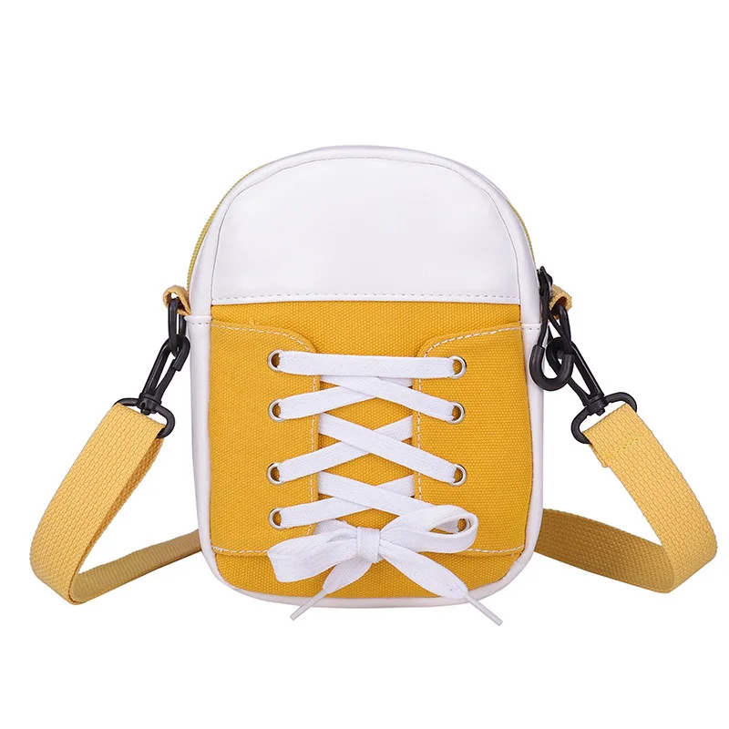 Fashion Ins Canvas Shoe Shape Design Crossbody Zipper Bags Girls Shoulder Bag Purse Sewing Stitching Messenger Bag, Black blue wine-red yellow
Fashion Ins Canvas Shoe Shape Design Crossbody Zipper Bags Girls Shoulder Bag Purse Sewing Stitching Messenger Bag, Black blue wine-red yellow