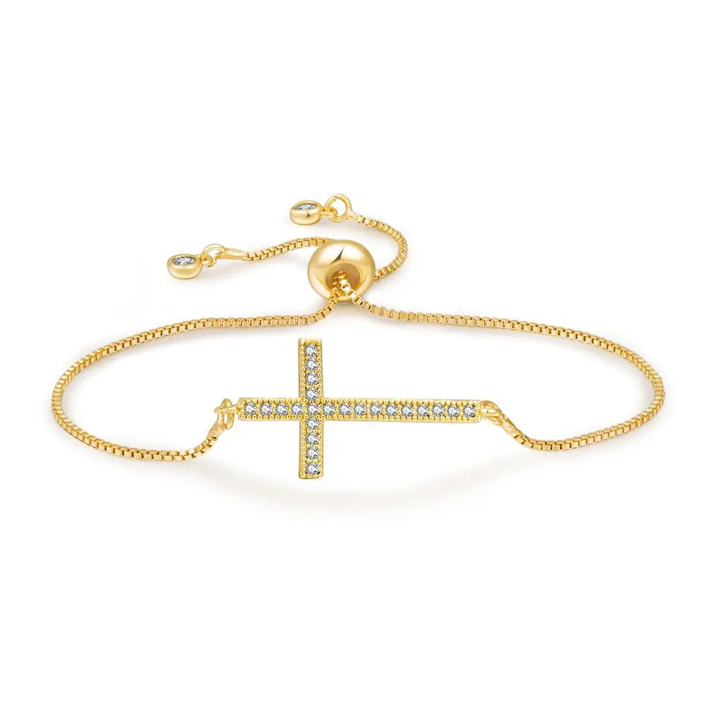 Gelang Adjustable Cubic Zirconia Crystal CZ Cross Bracelets Bling Bling Handmade Brass Tennis Crown Bracelet
Gelang Adjustable Cubic Zirconia Crystal CZ Cross Bracelets Bling Bling Handmade Brass Tennis Crown Bracelet