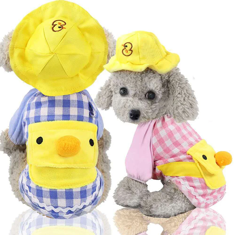 Dog Clothes Little Yellow Duck Clothes Cartoon Backpack Cotton Vest Chihuahua Clothes Puppy Outfits Cat Clothing, Picture
Dog Clothes Little Yellow Duck Clothes Cartoon Backpack Cotton Vest Chihuahua Clothes Puppy Outfits Cat Clothing, Picture