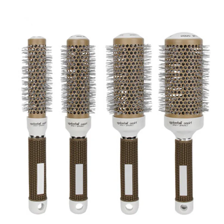 Professional Salon Round Barrel Hair Brush with Boar Bristle For Blow Drying Curling & Straightening
Professional Salon Round Barrel Hair Brush with Boar Bristle For Blow Drying Curling & Straightening