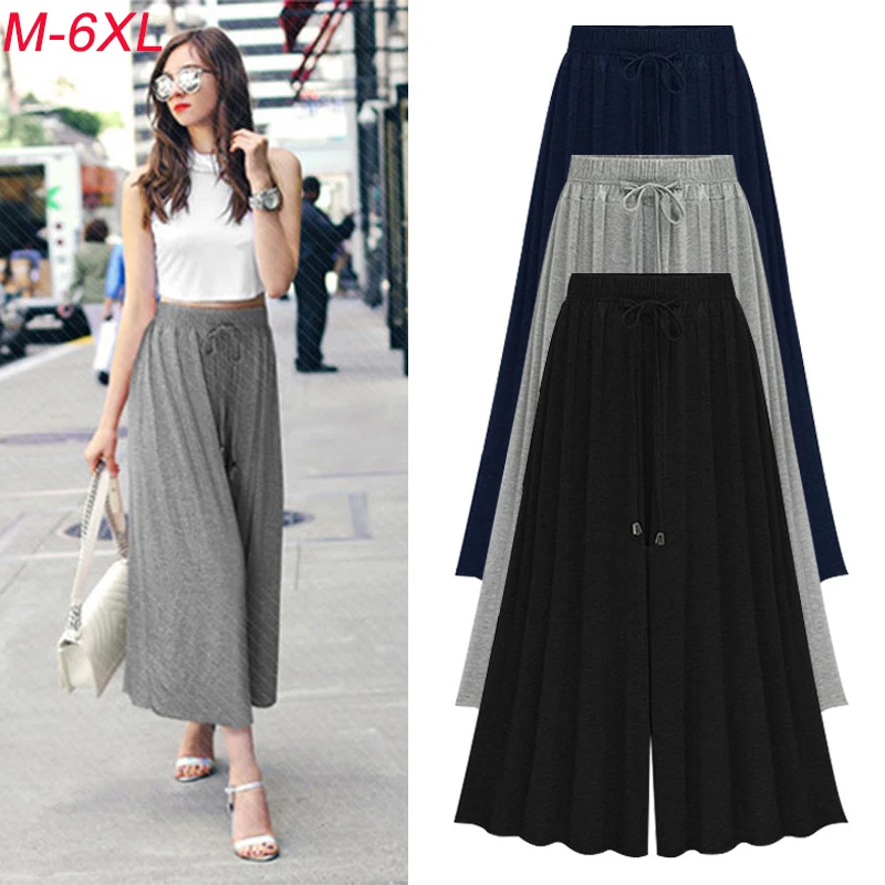 Summer Women Wide Leg Pants High Waist Loose Straight Nine Pants Womens Casual Pants Large Size 6XL Large Size 7300
Summer Women Wide Leg Pants High Waist Loose Straight Nine Pants Womens Casual Pants Large Size 6XL Large Size 7300