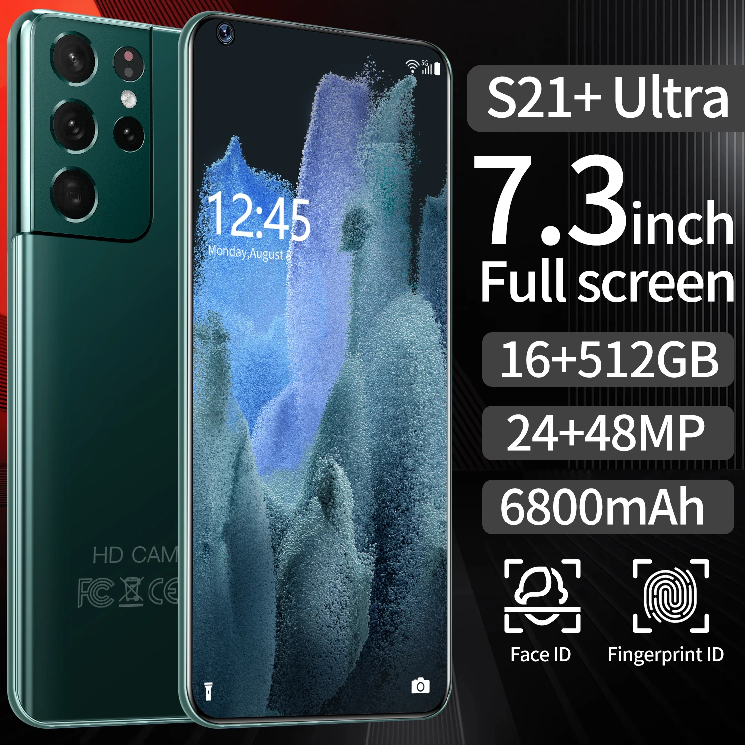 Sansung Galaxy s21+ ultra 7.3Inch 5g Smart PhoneMTK 6889 Finger Print Deca Core Android11.0 5G Mobile Phones Smart Phones, Green,blue,gold
Sansung Galaxy s21+ ultra 7.3Inch 5g Smart PhoneMTK 6889 Finger Print Deca Core Android11.0 5G Mobile Phones Smart Phones, Green,blue,gold