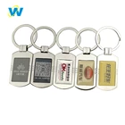 Custom Logo Printed Epoxy Metal Keychain Key Chain