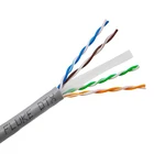 4 Pair 8 Core New PVC 6.2mm 1000Mpbs/10G 250Mhz 305m Cat 6 Utp Cable