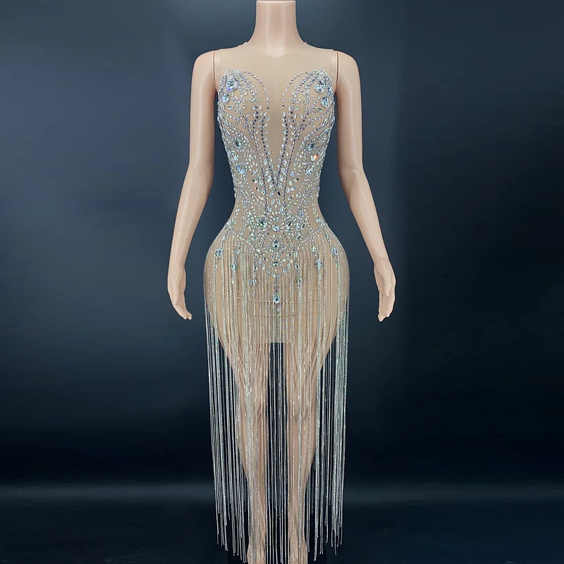 NOVANCE Y2345 New Trending Product 2022 Diamond Dress Women Crystal Tassel Outfit Nightclub Sexy Hot Adult Transparent Dress
NOVANCE Y2345 New Trending Product 2022 Diamond Dress Women Crystal Tassel Outfit Nightclub Sexy Hot Adult Transparent Dress