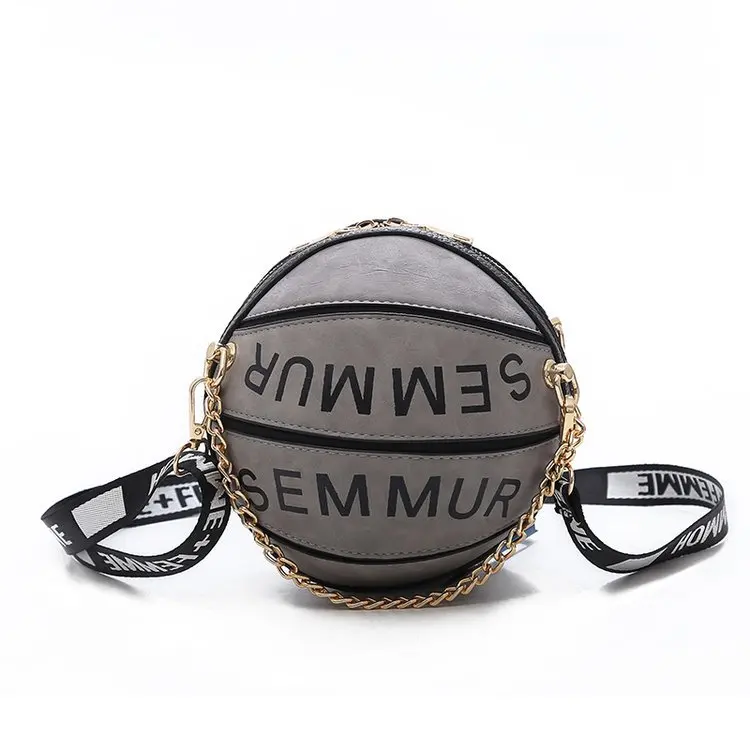 2020 Latest Women Fashion Purses Basketball Shape Handbags Single Shoulder Designer Bags with Chain Decoration, Picture
2020 Latest Women Fashion Purses Basketball Shape Handbags Single Shoulder Designer Bags with Chain Decoration, Picture