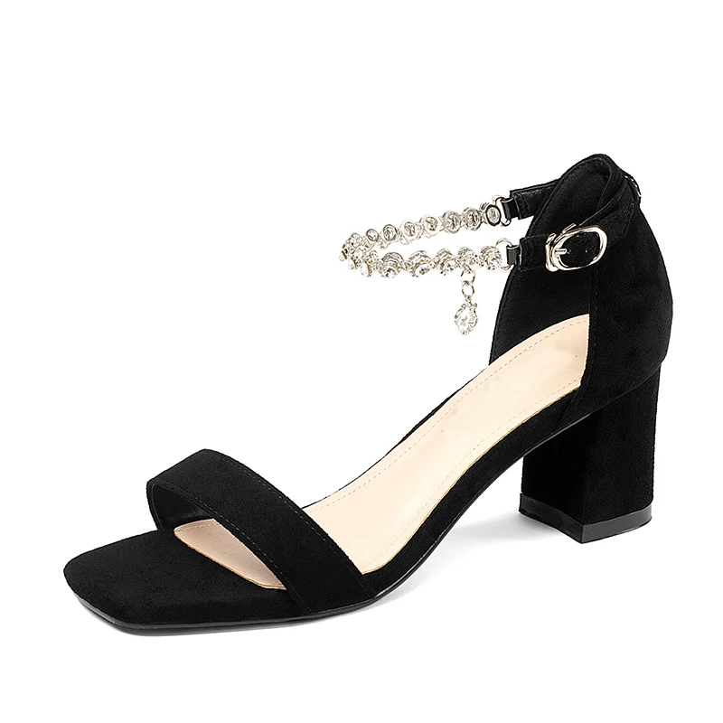2021 Fashion Sexy Ladies Buckle Strap High Heels Shoes Rhinestones Square Toe Black Super High Sandals Women Mary Jane Pumps
2021 Fashion Sexy Ladies Buckle Strap High Heels Shoes Rhinestones Square Toe Black Super High Sandals Women Mary Jane Pumps