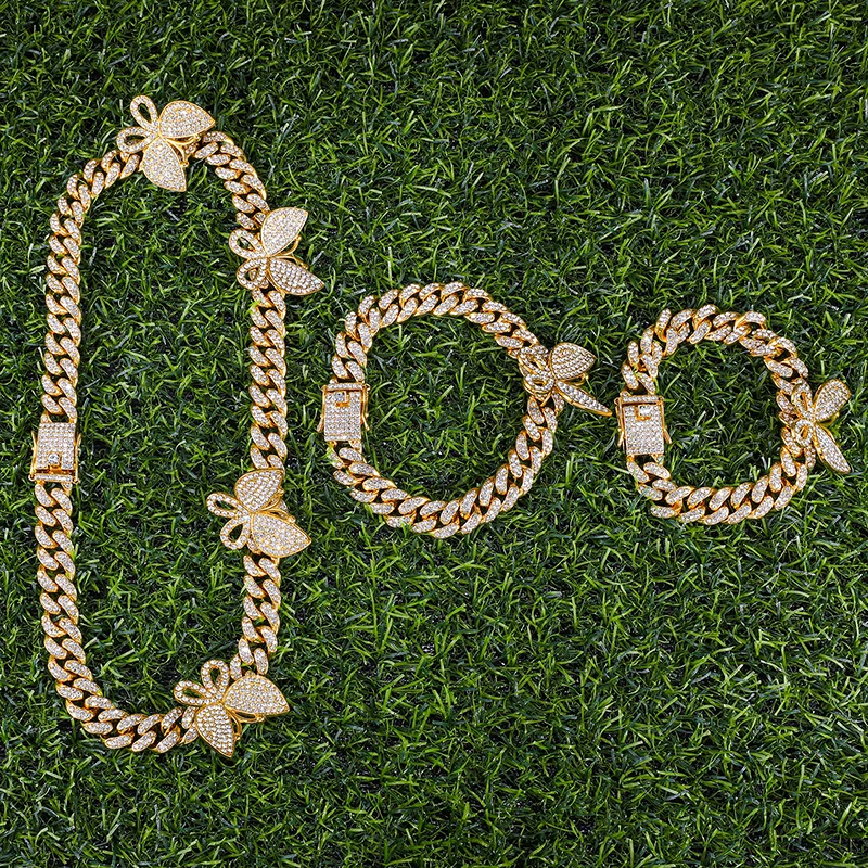Hot sale Butterfly Necklace Hip Hop Jewelry Set For Women Cuban Chain Butterfly Choker Necklace Jewelry, 24k gold
Hot sale Butterfly Necklace Hip Hop Jewelry Set For Women Cuban Chain Butterfly Choker Necklace Jewelry, 24k gold