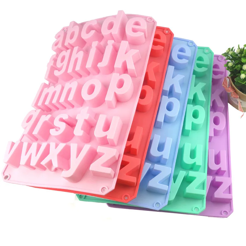 Wholesale Cake Decorating tools Not-Stick Silicone Chocolate mold for 26 Lowercase Letter Alphabet
Wholesale Cake Decorating tools Not-Stick Silicone Chocolate mold for 26 Lowercase Letter Alphabet