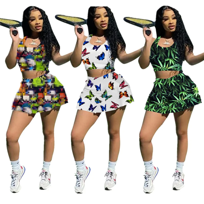 Newest Design Fashionable vest Summer Two Piece Set Mini Pleated Skirt Tennis Sports Wear 2021 Women Clothing 2 Piece Skirt Set, 15 colors
Newest Design Fashionable vest Summer Two Piece Set Mini Pleated Skirt Tennis Sports Wear 2021 Women Clothing 2 Piece Skirt Set, 15 colors
