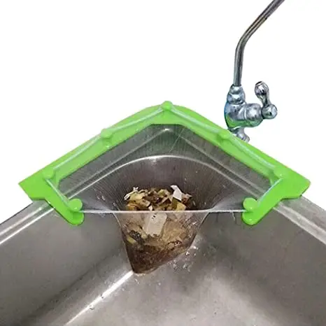 S011 Kitchen Sink Storage Rack Holder Suction Cups Corner Sink Mesh Bag Strainer Net Basket Triangle Sink Filter Net, Green
S011 Kitchen Sink Storage Rack Holder Suction Cups Corner Sink Mesh Bag Strainer Net Basket Triangle Sink Filter Net, Green