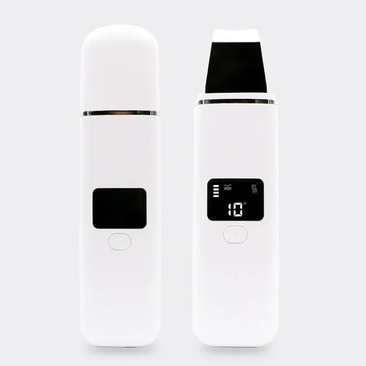 Portable Rechargeable Wireless Charging Waterproof Ultrasonic Skin Scrubber with visual lcd screen, White
Portable Rechargeable Wireless Charging Waterproof Ultrasonic Skin Scrubber with visual lcd screen, White