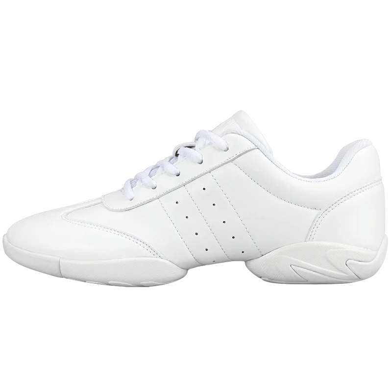 Soft bottom children's white competitive aerobics shoes fitness shoes, women's sports cheerleading training shoes
Soft bottom children's white competitive aerobics shoes fitness shoes, women's sports cheerleading training shoes