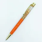Metal floating pen Gold Liquid Foil l Ball Pen Gift Promotion DIY Glitter Ballpoint Pens