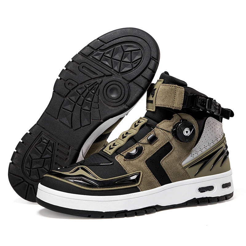 Motorcycle riding boots anti fall motorcycle riding shoes autumn and winter long-distance motorcycle riding equipment 
Motorcycle riding boots anti fall motorcycle riding shoes autumn and winter long-distance motorcycle riding equipment