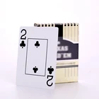 Custom Waterproof poker size standard index Jumbo Playing Cards pvc poker 100% plastic playing cards