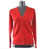BLUE PHOENIX red high quality 100 cashmere christmas sweater cardigan with buttons