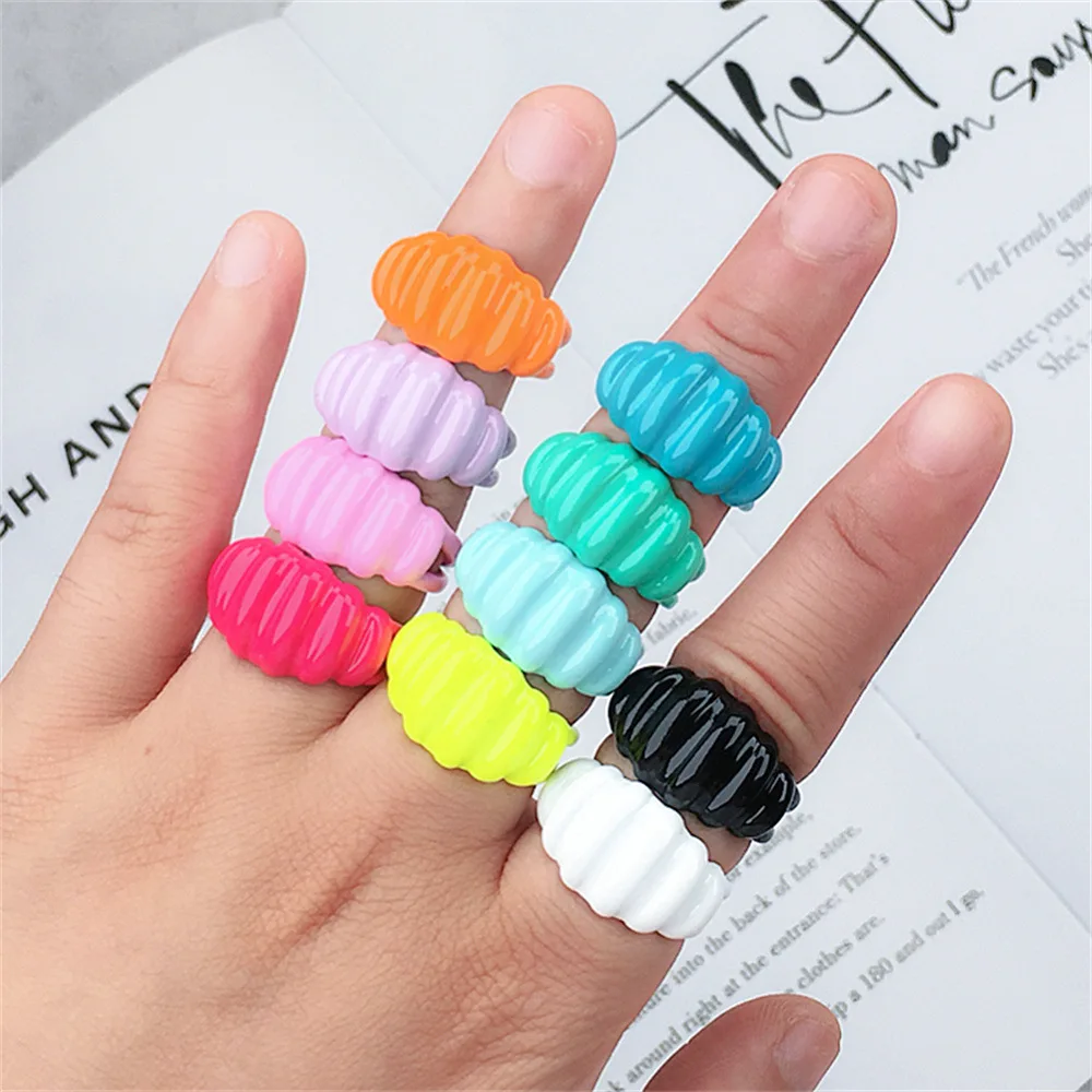 Popular Adjustable Geometric Chunky Rings New Arrival Colorful Enamel Opening Finger Rings For Women Gift
Popular Adjustable Geometric Chunky Rings New Arrival Colorful Enamel Opening Finger Rings For Women Gift