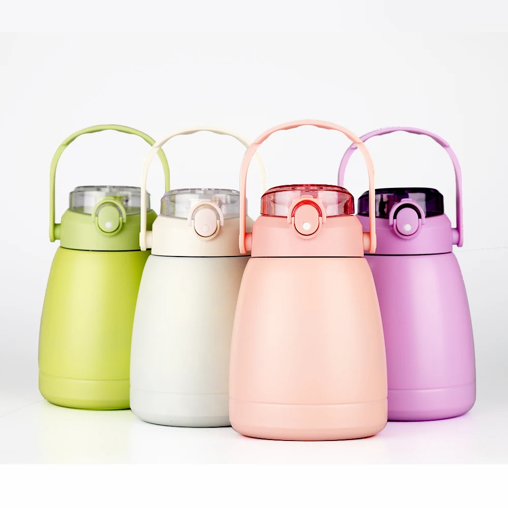 Custom Logo Portable 1 Litre Double Wall Stainless steel Kids Vacuum Water Bottle Sport Water Bottles with Handle lid and Straw
Custom Logo Portable 1 Litre Double Wall Stainless steel Kids Vacuum Water Bottle Sport Water Bottles with Handle lid and Straw
