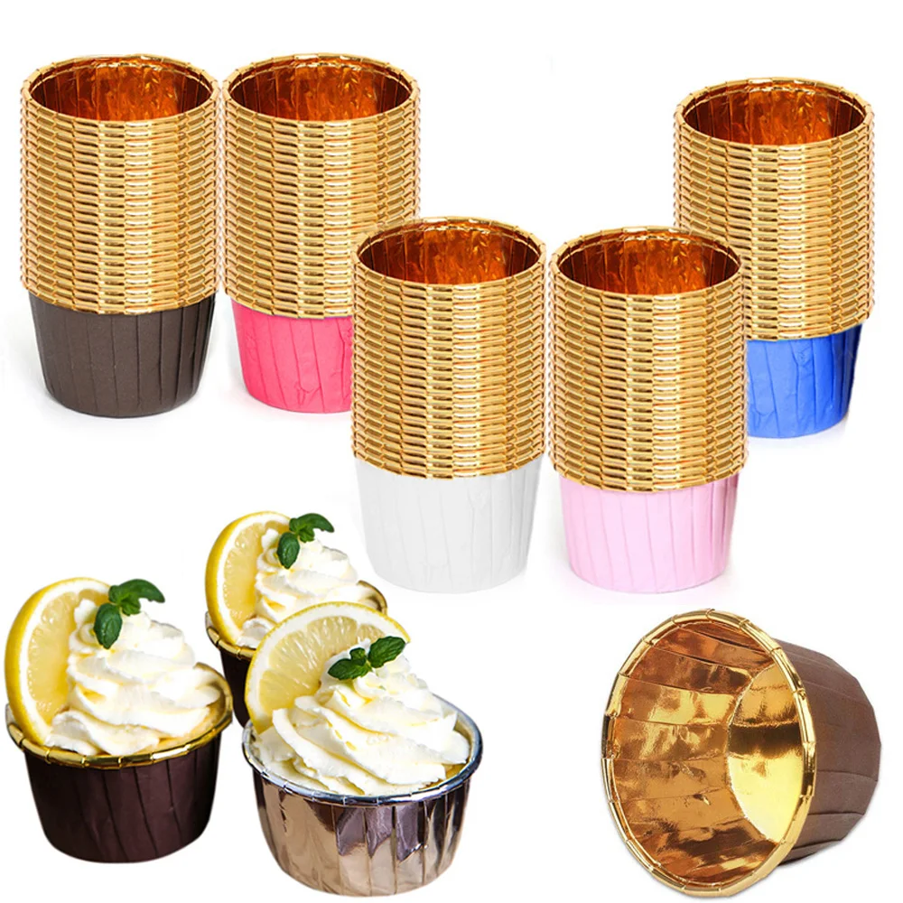 50PCS Muffin Cupcake Liner Cake Wrappers Baking Cup Tray Case Cake Paper Cups Pastry Tools Party Supplies
50PCS Muffin Cupcake Liner Cake Wrappers Baking Cup Tray Case Cake Paper Cups Pastry Tools Party Supplies