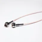 Tv Connector Coaxial TV 75Ohm F Type Male To Straight F Male Connector With RG178 Coaxial Cable