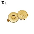 TANAI 14 mm thick Handbag Magnetic buttons Super Thin magnetic snap buttons for purses handbag craft