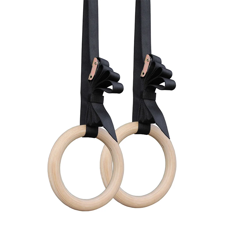 Vivanstar ST6706 Body Workout Exercise Wooden Adjustable Olimpic Strap Wooden Gymnastics Gym Rings
Vivanstar ST6706 Body Workout Exercise Wooden Adjustable Olimpic Strap Wooden Gymnastics Gym Rings