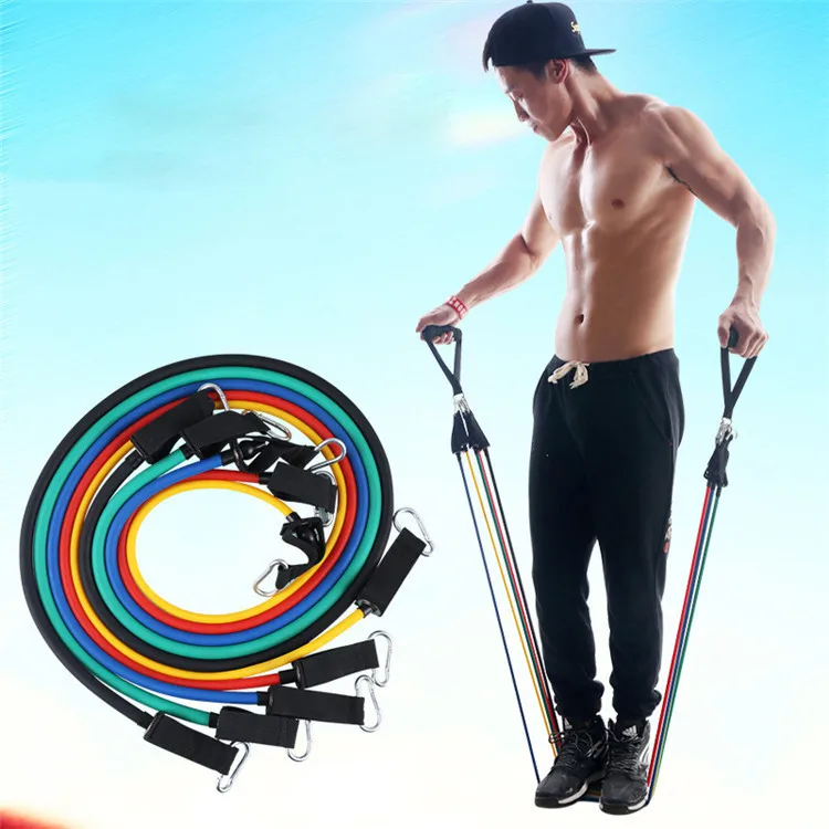 11 Piece Loop Pack Home Workout Set Resistance Band, Blue, black, green, red, yellow
11 Piece Loop Pack Home Workout Set Resistance Band, Blue, black, green, red, yellow