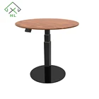 wooden laptop large surface modern extendable computer metal frame desk furniture
