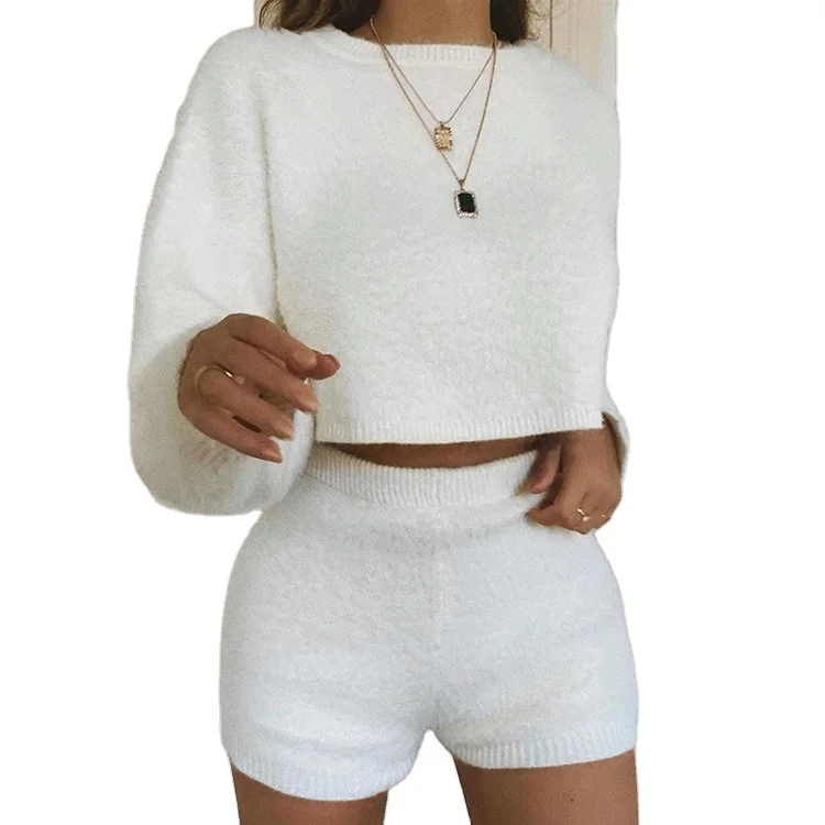 Autumn 2021 Women Girls Fashion Long Sleeve White 2 Piece Set Suit Two Pieces Short Pants Outfits, Picture shows
Autumn 2021 Women Girls Fashion Long Sleeve White 2 Piece Set Suit Two Pieces Short Pants Outfits, Picture shows