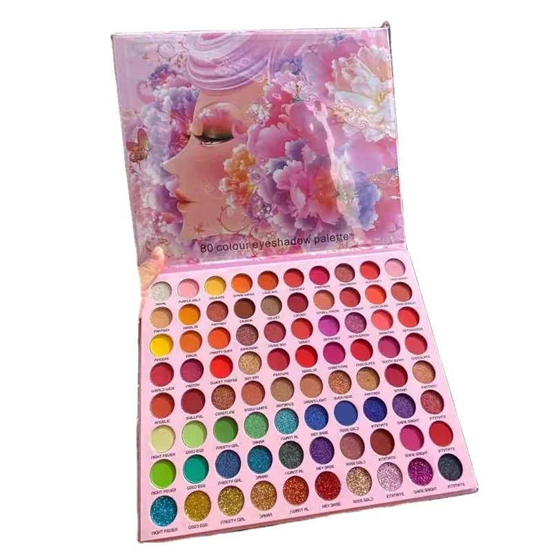 Factory sale 80 color makeup eye shadow Matte Shimmer Cosmetic Eyeshadow Palette with low price, Colorful
Factory sale 80 color makeup eye shadow Matte Shimmer Cosmetic Eyeshadow Palette with low price, Colorful