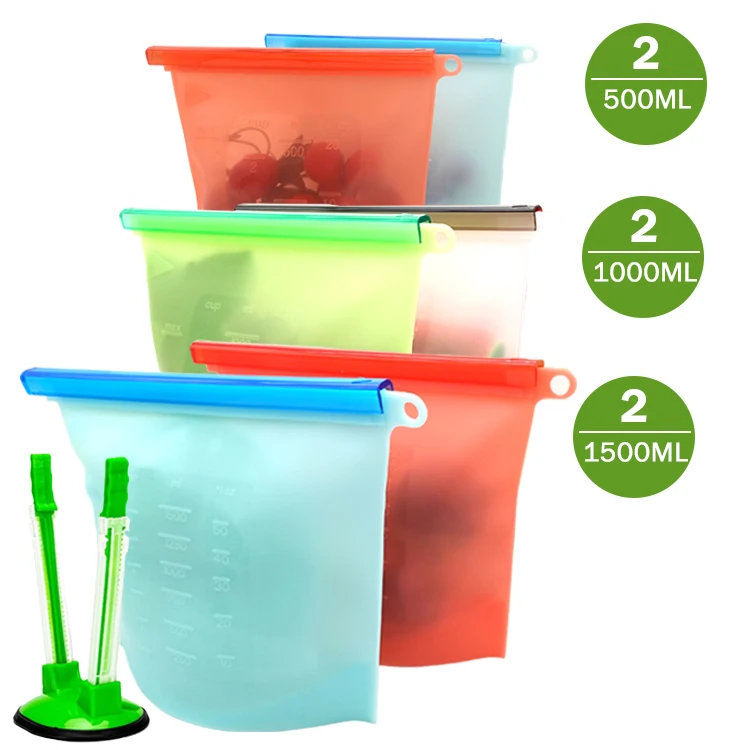 Heat Resistant Household Washable Multipurpose Resealable Silicone Sandwich Bag, Silicone Food Preservation Storage Bag
Heat Resistant Household Washable Multipurpose Resealable Silicone Sandwich Bag, Silicone Food Preservation Storage Bag