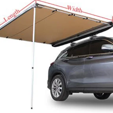 Waterproof Car Side Awning Sun Shelter, Portable Auto Canopy Camper Sun Shade with Adjustable Tarp Poles for Camping, Picnic
Waterproof Car Side Awning Sun Shelter, Portable Auto Canopy Camper Sun Shade with Adjustable Tarp Poles for Camping, Picnic