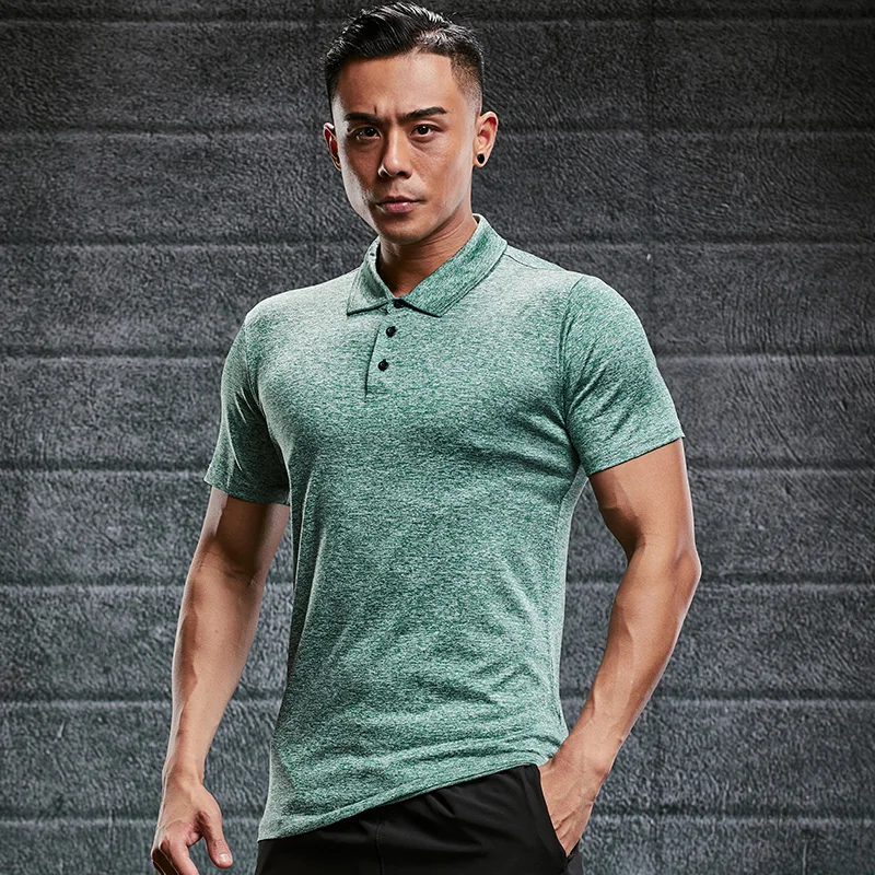 Wholesale Short Sleeve Quick Dry Workout Tights Running Tennis Polo T shirt Apparel Gym Clothes For Men
Wholesale Short Sleeve Quick Dry Workout Tights Running Tennis Polo T shirt Apparel Gym Clothes For Men