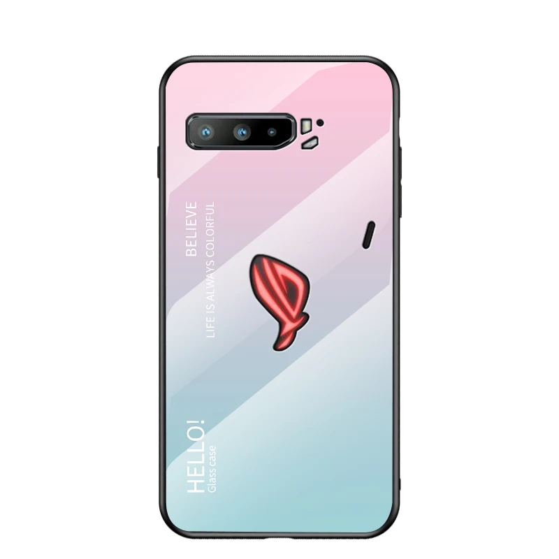 Gradient Style Tempered Glass Phone Case Colorful Mobile Phone Cover for ASUS Rog 3 ZS661KS, 10 colors
Gradient Style Tempered Glass Phone Case Colorful Mobile Phone Cover for ASUS Rog 3 ZS661KS, 10 colors