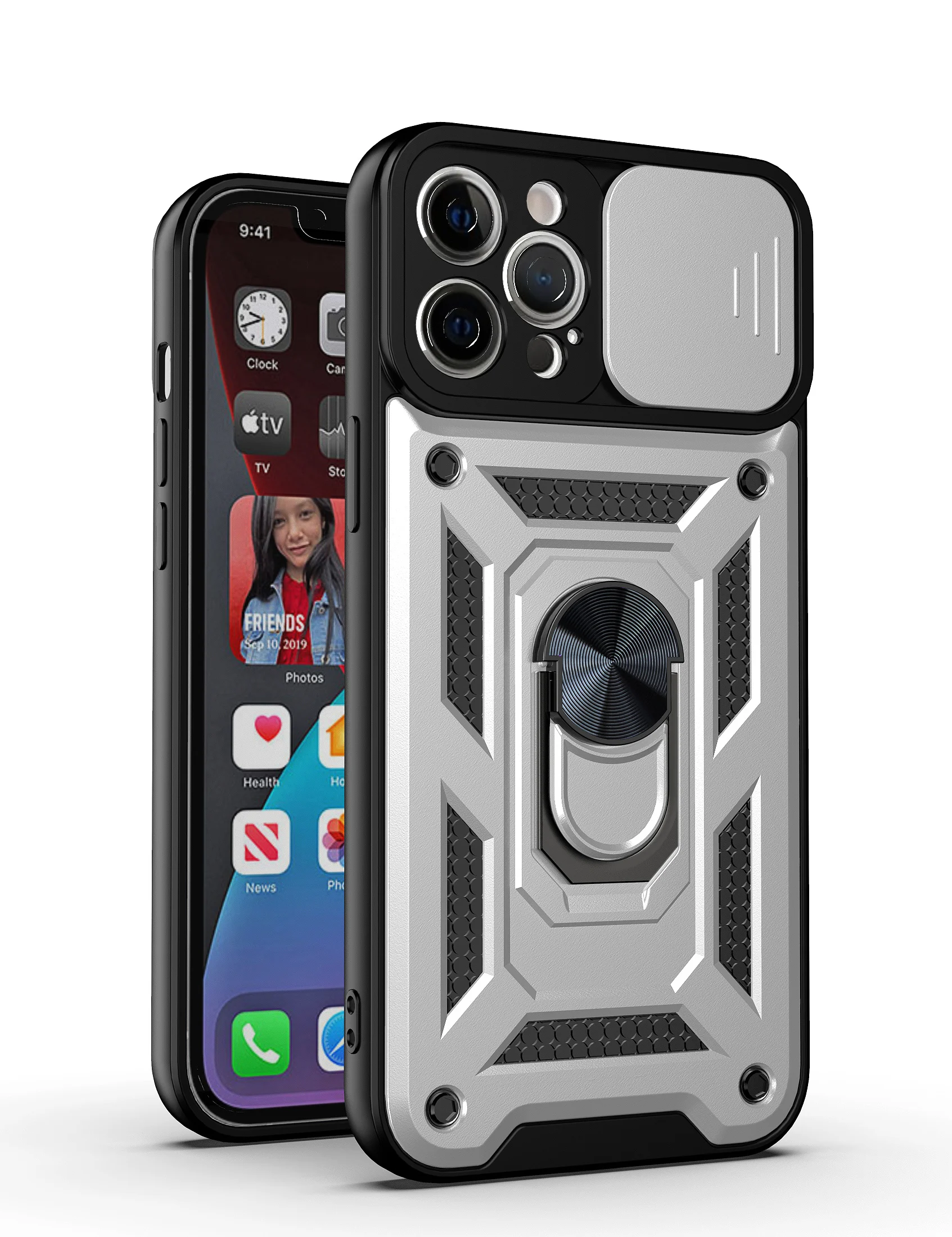 New Hybrid Magnetic Car Kickstand Shockproof Slide Camera Lens Protection Phone Case For iPhone 13/12 Pro Max
New Hybrid Magnetic Car Kickstand Shockproof Slide Camera Lens Protection Phone Case For iPhone 13/12 Pro Max