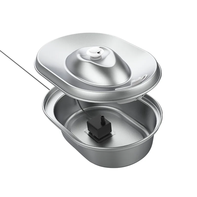 New Product 2L 304 Stainless Steel Cat Dog Drinking Water Dispenser Pet Drinking Fountains
New Product 2L 304 Stainless Steel Cat Dog Drinking Water Dispenser Pet Drinking Fountains