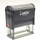 WES 20x60mm acrylic stamps S-2060 stamp craft set with stamp pad ink