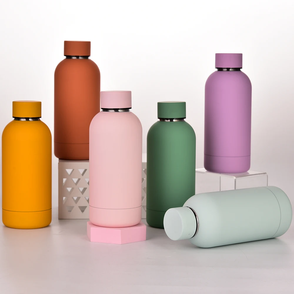 350ML Wholesale Stainless Steel Mini Double Wall Insulated Matte Rubber Coating for Travel Outdoor Sport Children Drinking, Customized colors acceptable
350ML Wholesale Stainless Steel Mini Double Wall Insulated Matte Rubber Coating for Travel Outdoor Sport Children Drinking, Customized colors acceptable