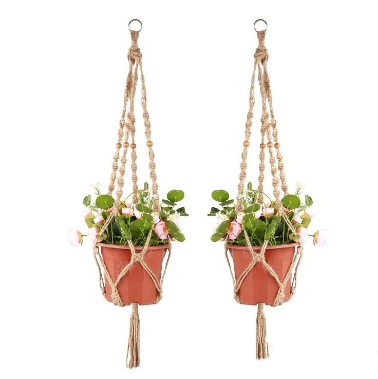 Home Garden Balcony Decoration Handmade Knitting Natural Fine Cordage Planter Holder Basket Flower Pot Plant Hanger Hook, 5 colors
Home Garden Balcony Decoration Handmade Knitting Natural Fine Cordage Planter Holder Basket Flower Pot Plant Hanger Hook, 5 colors