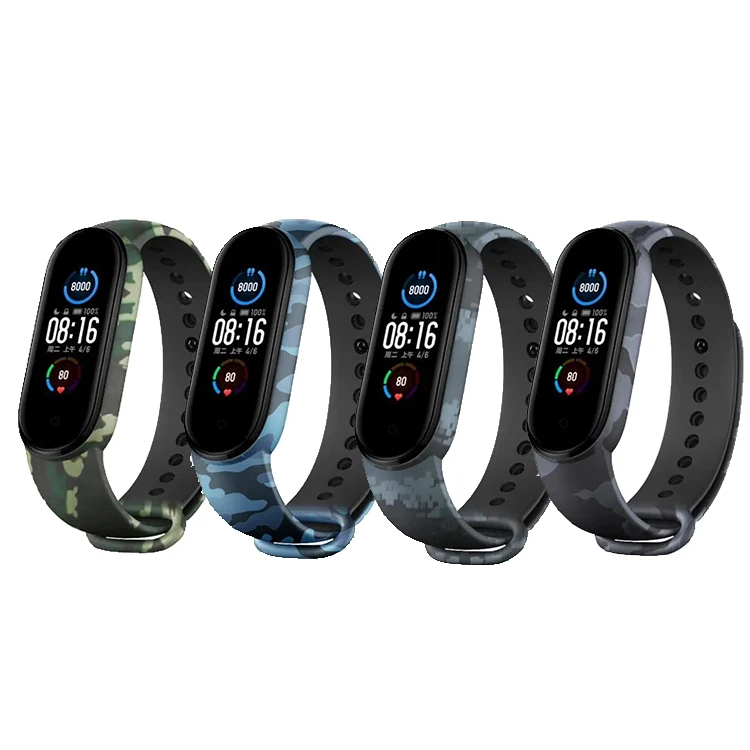 Fashion Sport Replacement WristBand Camouflage Sport TPU Watch Band For Xiaomi Mi Band 6 5 4 3, 7 colors
Fashion Sport Replacement WristBand Camouflage Sport TPU Watch Band For Xiaomi Mi Band 6 5 4 3, 7 colors