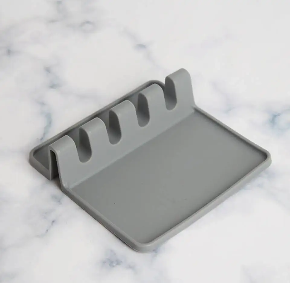 Kitchen Cooking Tools Kitchen Silicone Spoon Holder 4 Slot Scraper Holder Heat Resistant, Black
Kitchen Cooking Tools Kitchen Silicone Spoon Holder 4 Slot Scraper Holder Heat Resistant, Black