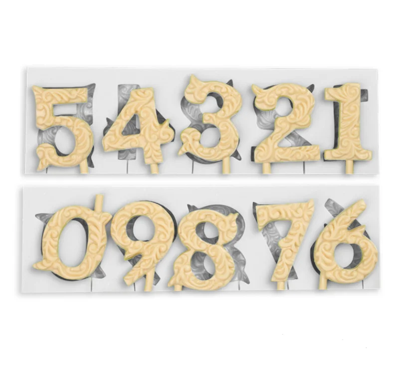 Cake chocolate mold Large Number 0-9 Silicone Mold 3D Fondant Mold Cakes Decorating Tools DIY Kitchen Bakeware tools
Cake chocolate mold Large Number 0-9 Silicone Mold 3D Fondant Mold Cakes Decorating Tools DIY Kitchen Bakeware tools