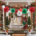 Paper Fans Nicro Wholesale Party Christmas Decoration Set Of Tissue Paper Fans Circle Garland Paper Lanterns