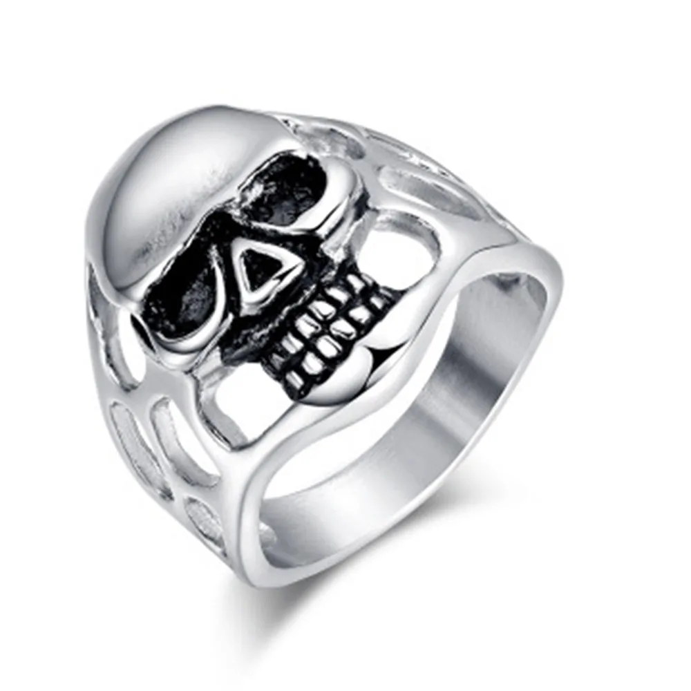 RGJSF00093 Punk Mens Stainless Steel Skull Design Band Ring Free Engraving
RGJSF00093 Punk Mens Stainless Steel Skull Design Band Ring Free Engraving