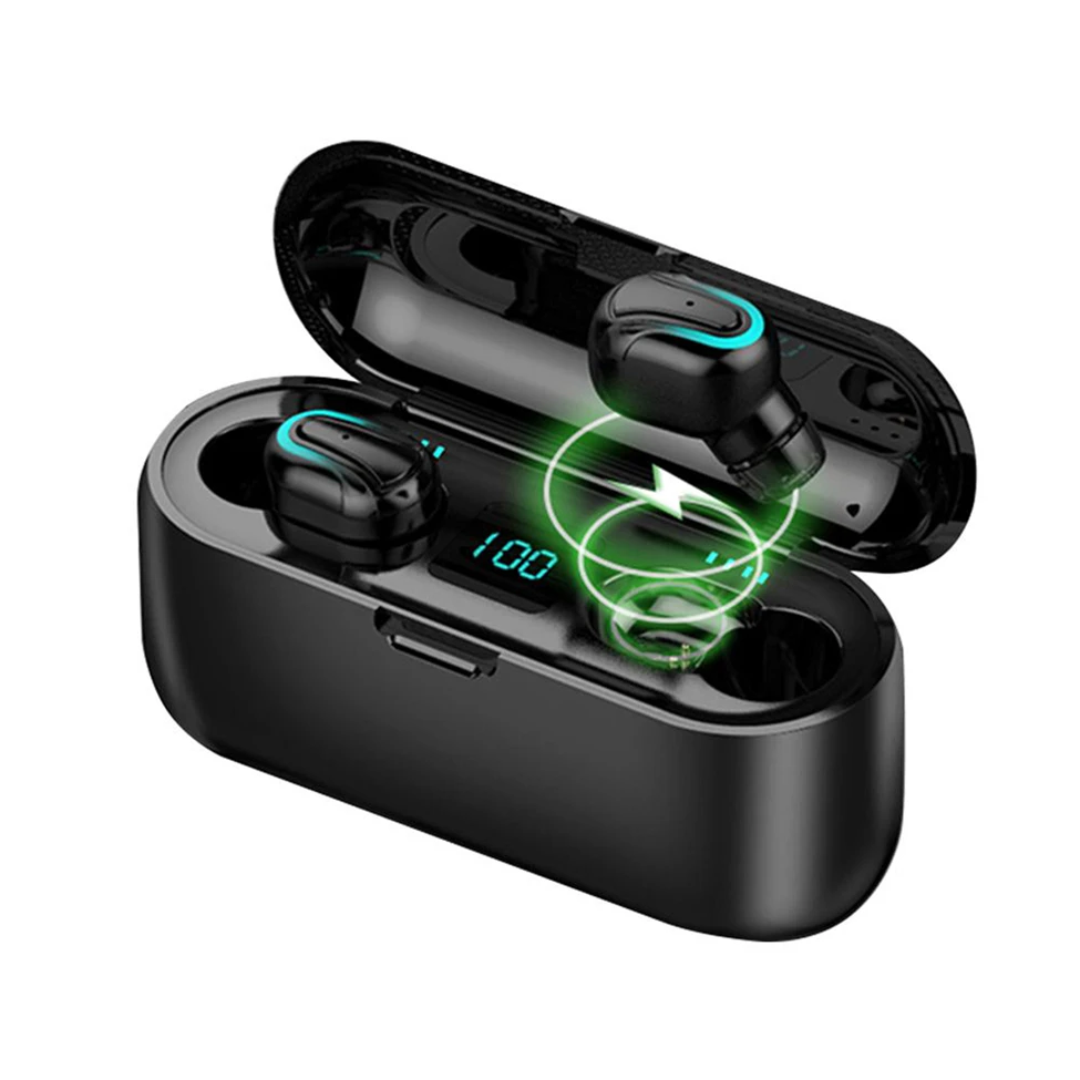 New Products Wireless Business Headphones Multipoint Connection High Quality Super Bass Stereo Earphone Headset Earbuds, Black
New Products Wireless Business Headphones Multipoint Connection High Quality Super Bass Stereo Earphone Headset Earbuds, Black