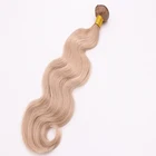 Wholesale unprocessed cuticle aligned body wave virgin hair bundles brazilian weave