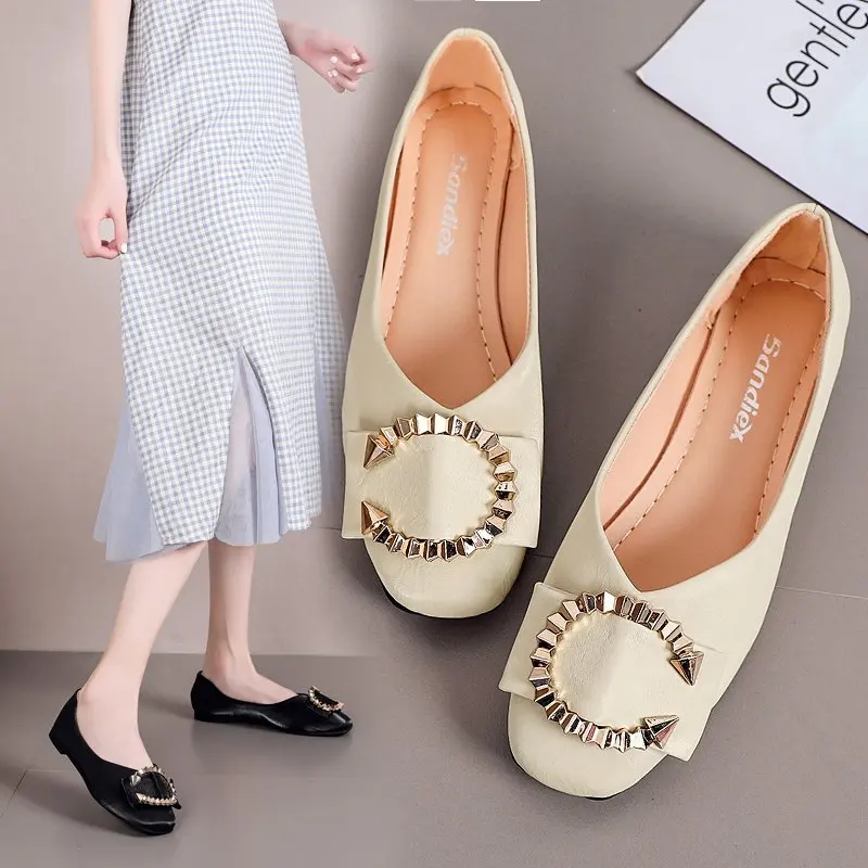 High Quality Plus Size Breathable Summer Slip On Ladies Causal Fashion Faux Leather Sandals Women Square Toe Flats Office Shoes
High Quality Plus Size Breathable Summer Slip On Ladies Causal Fashion Faux Leather Sandals Women Square Toe Flats Office Shoes
